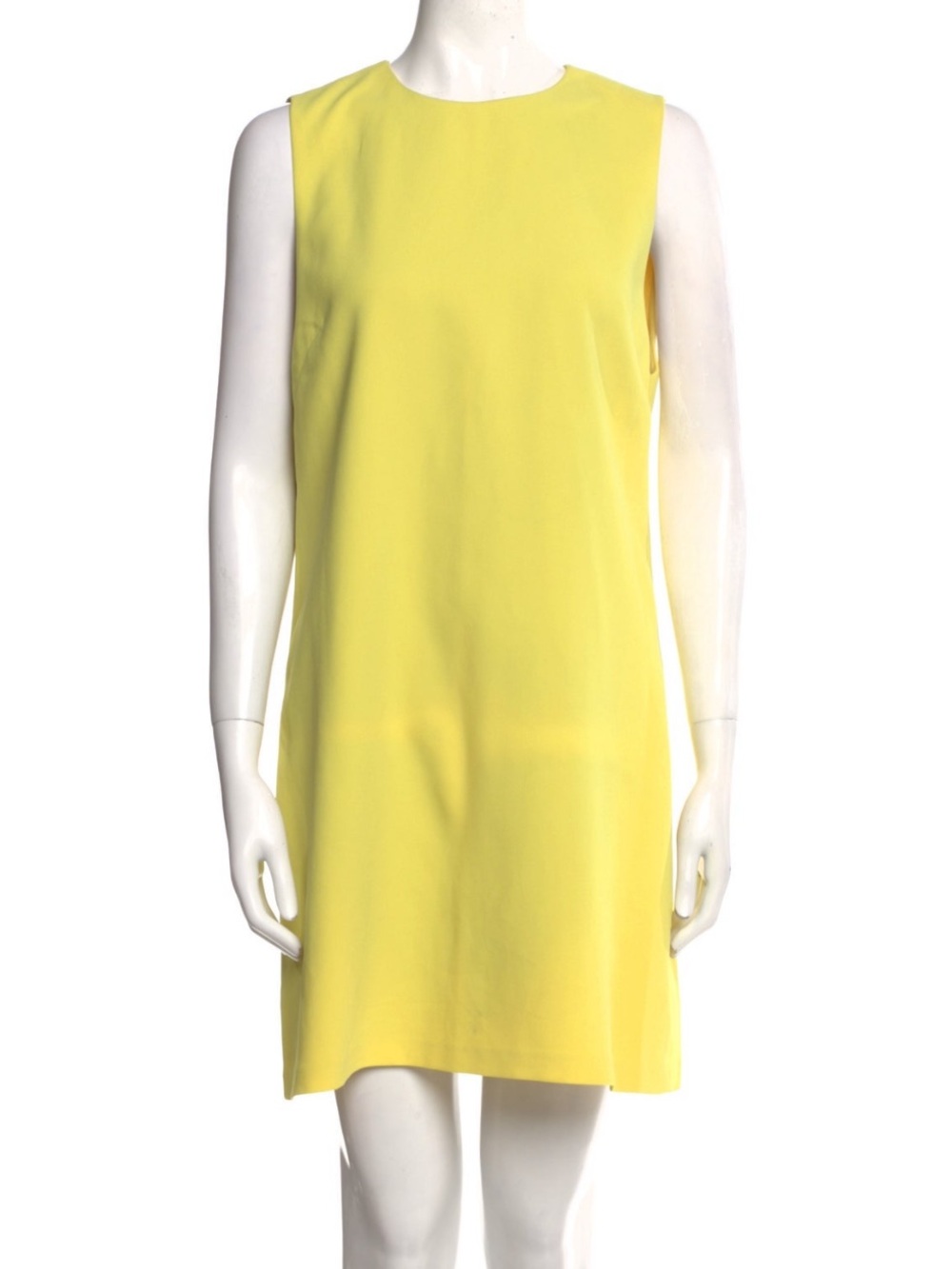 Alice + Olivia Bright Yellow Sleeveless Shift Dress